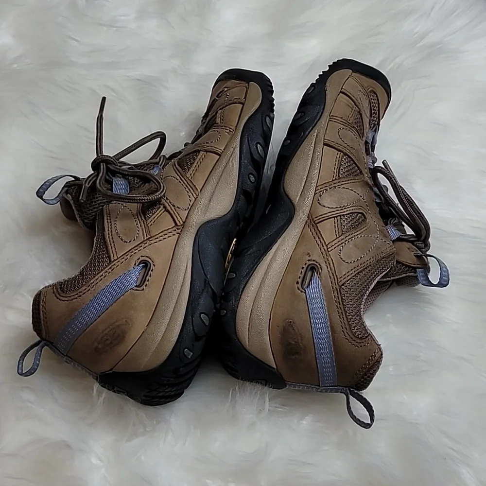 Keen Women’s Hiking Shoes Size 6.5 Brown Trail Outdoor Walking Sneakers